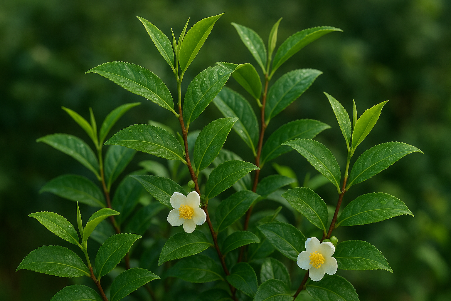 green tea plant