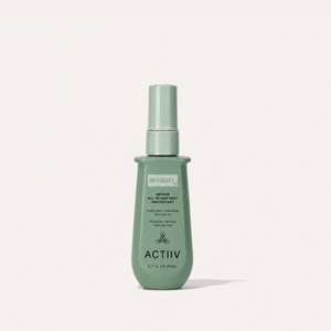 ACTIIV Integrity Rx Repair All-In-One Heat Protectant travel size 2.7 oz spray for heat styling protection and healthier-looking hair.