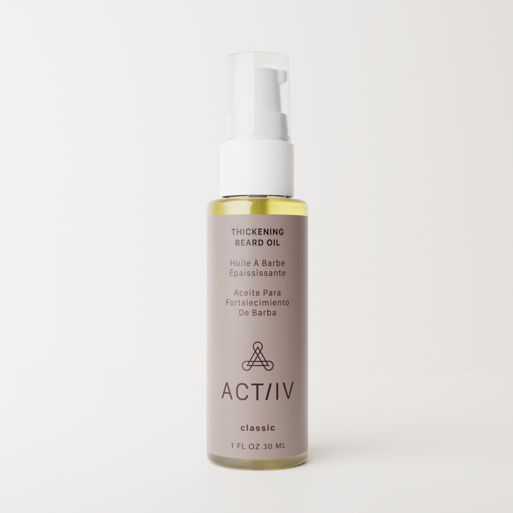 Actiiv THICKENING BEARD OIL - CLASSIC SCENT BOTTLE