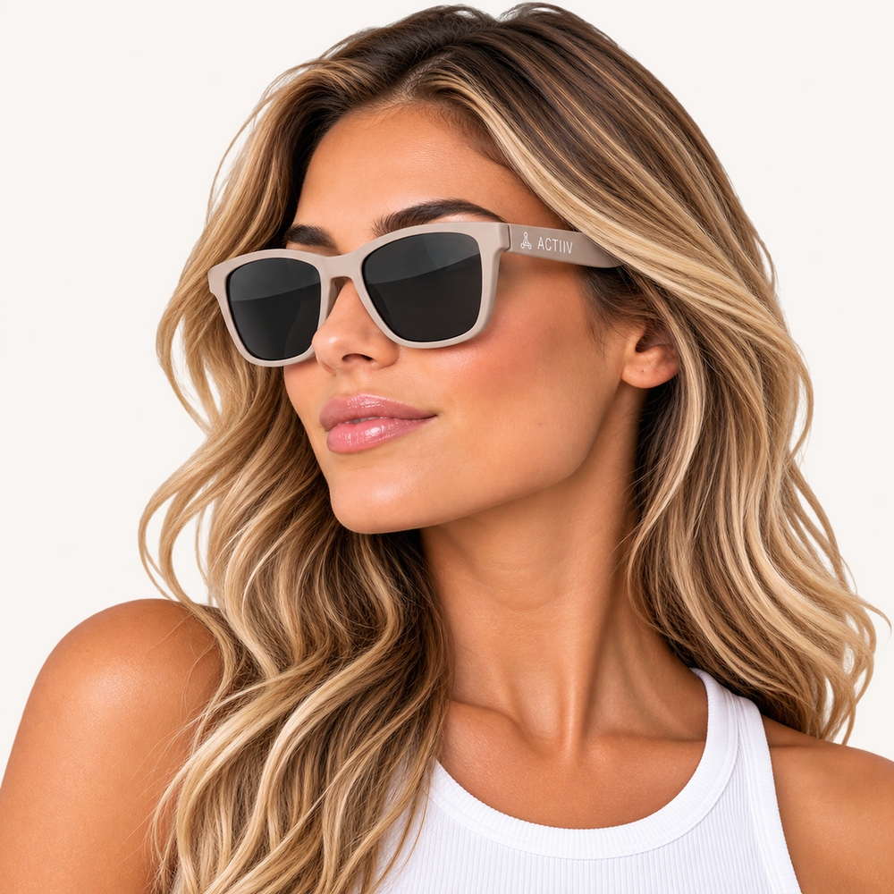 ACTIIV Signature Sunglasses – Sand
