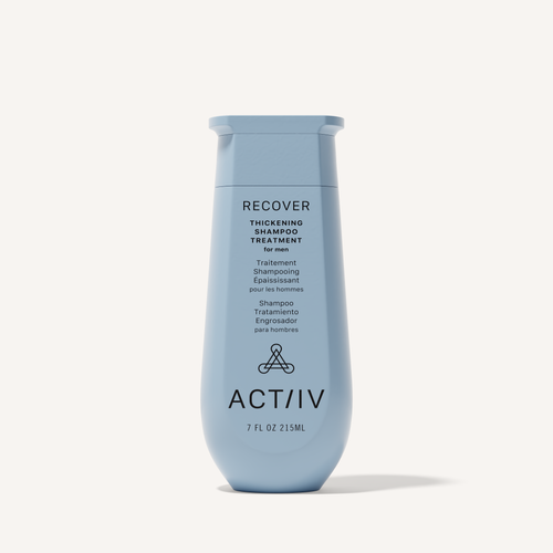 ACTIIV Recover Thickening Shampoo Treatment for Men 7 oz bottle for thinning hair, plant-based thickening shampoo