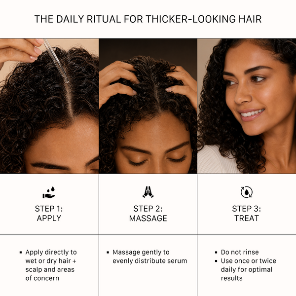 Thickening Hair Serum - Oil Based For Textured Hair