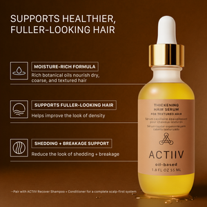 Thickening Hair Serum - Oil Based For Textured Hair