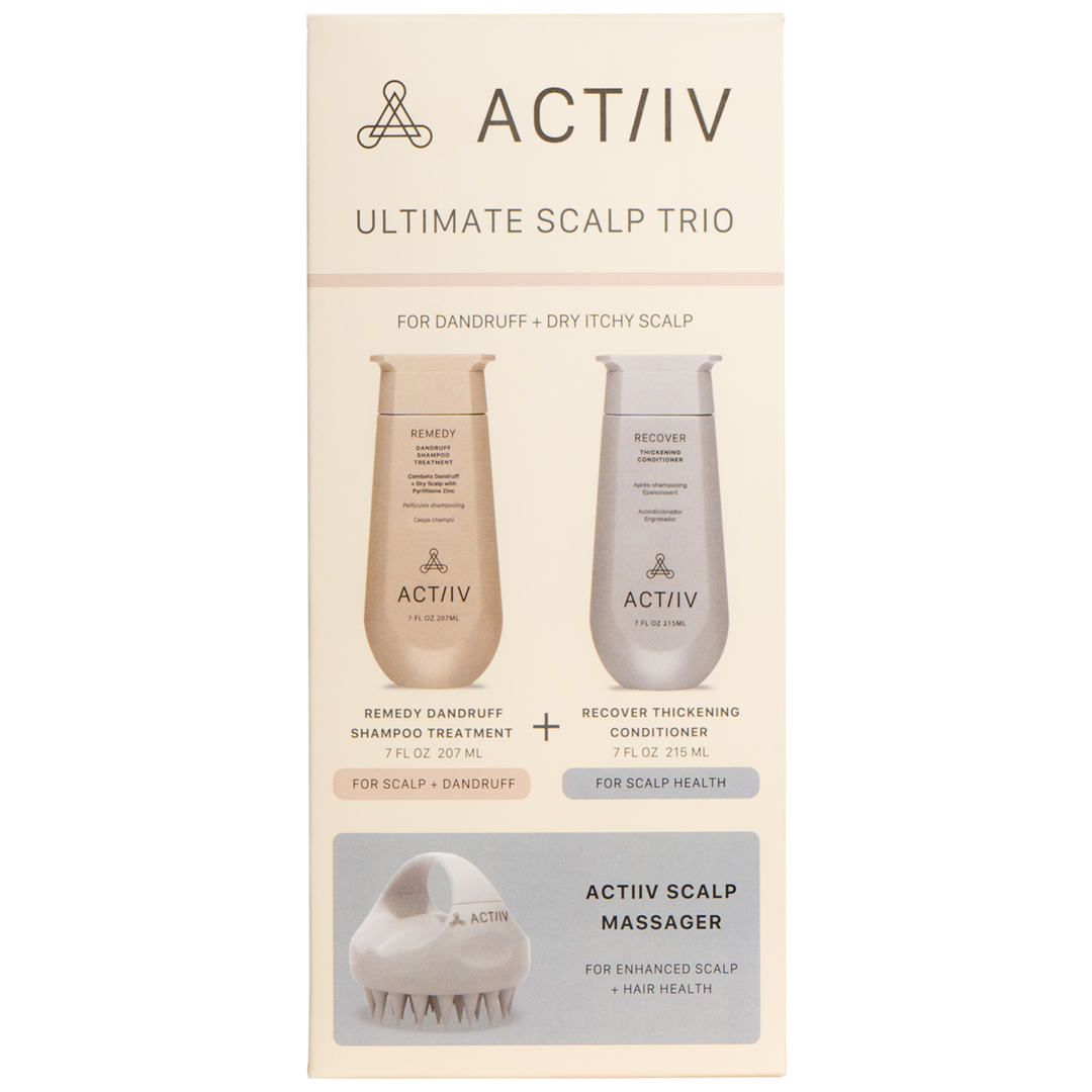 ULTIMATE SCALP TRIO FOR DANDRUFF + DRY ITCHY SCALP