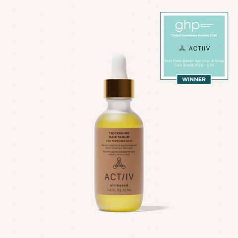 Thickening Hair Serum - Oil Based For Textured Hair - Actiiv Hair
