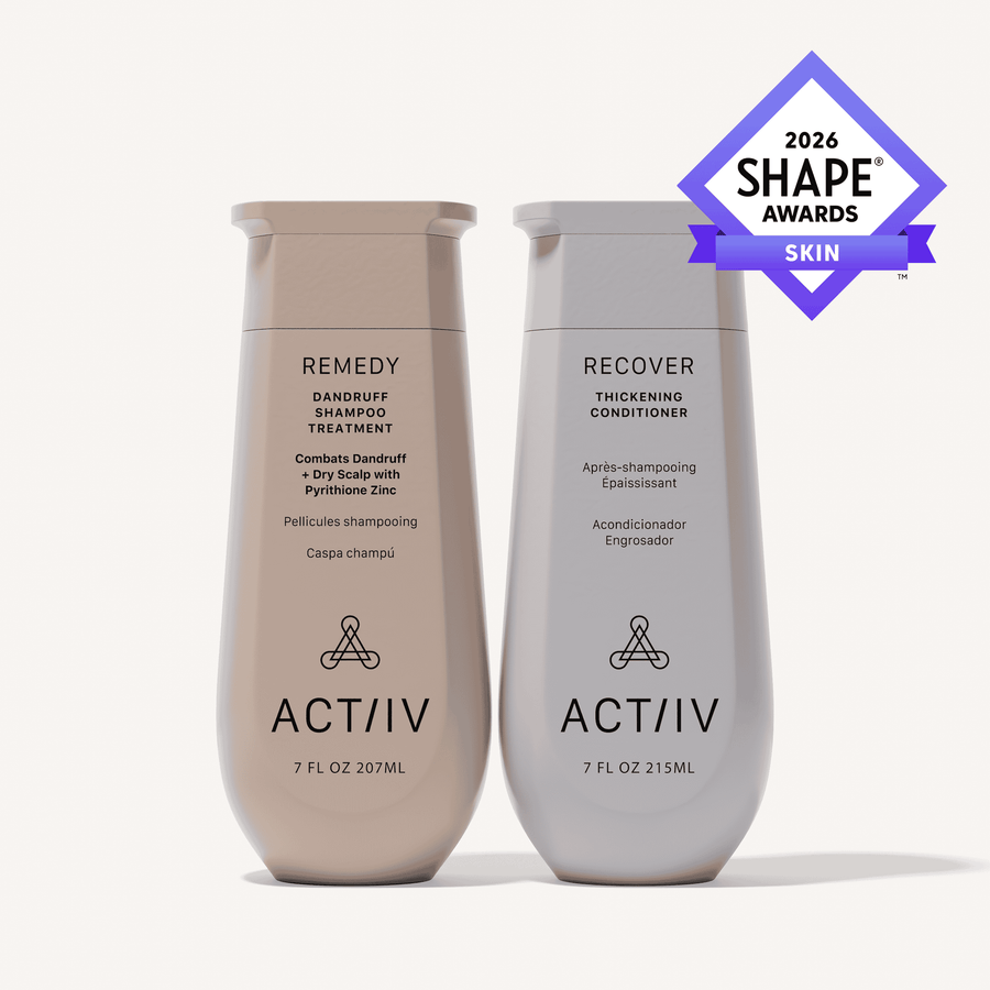 ACTIIV Remedy awarded "Best Dandruff Shampoo" for 2026 SHAPE Skin Awards.