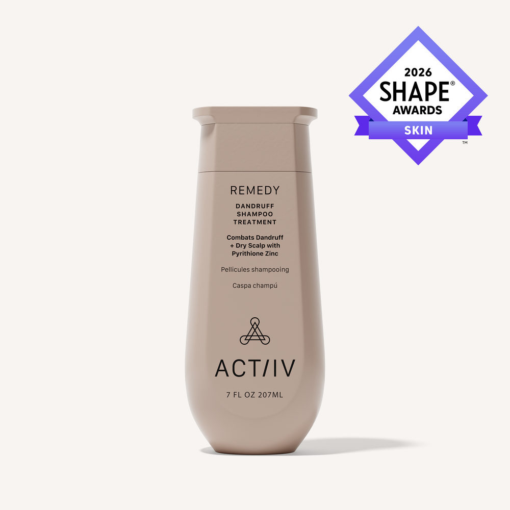 ACTIIV Remedy awarded "Best Dandruff Shampoo" for 2026 SHAPE Skin Awards.
