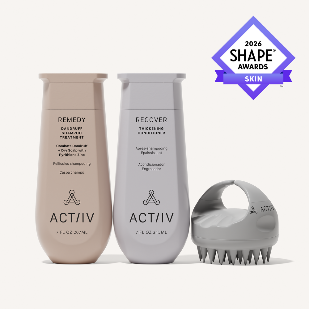 ACTIIV Remedy awarded "Best Dandruff Shampoo" for 2026 SHAPE Skin Awards.