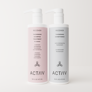 RECOVER 16OZ. THICKENING WOMEN'S DUO Shampoo and Conditioner Bottles