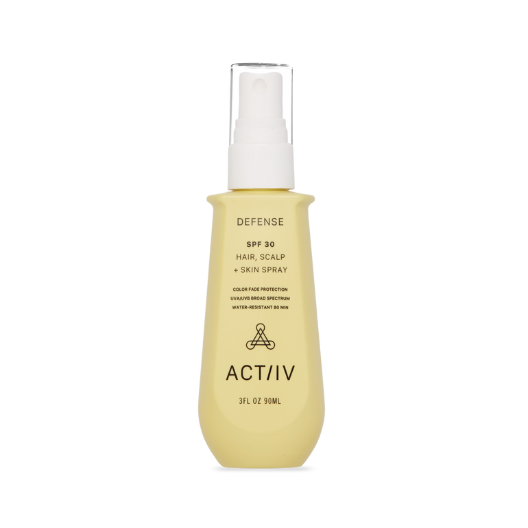 Actiiv SPF Hair and Scalp Sunscreen 3oz Yellow Bottle