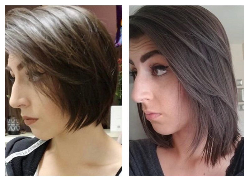 Before and After showing faster hair growth and healthier hair after using Actiiv Renew Shampoo and Conditioner for 5 months