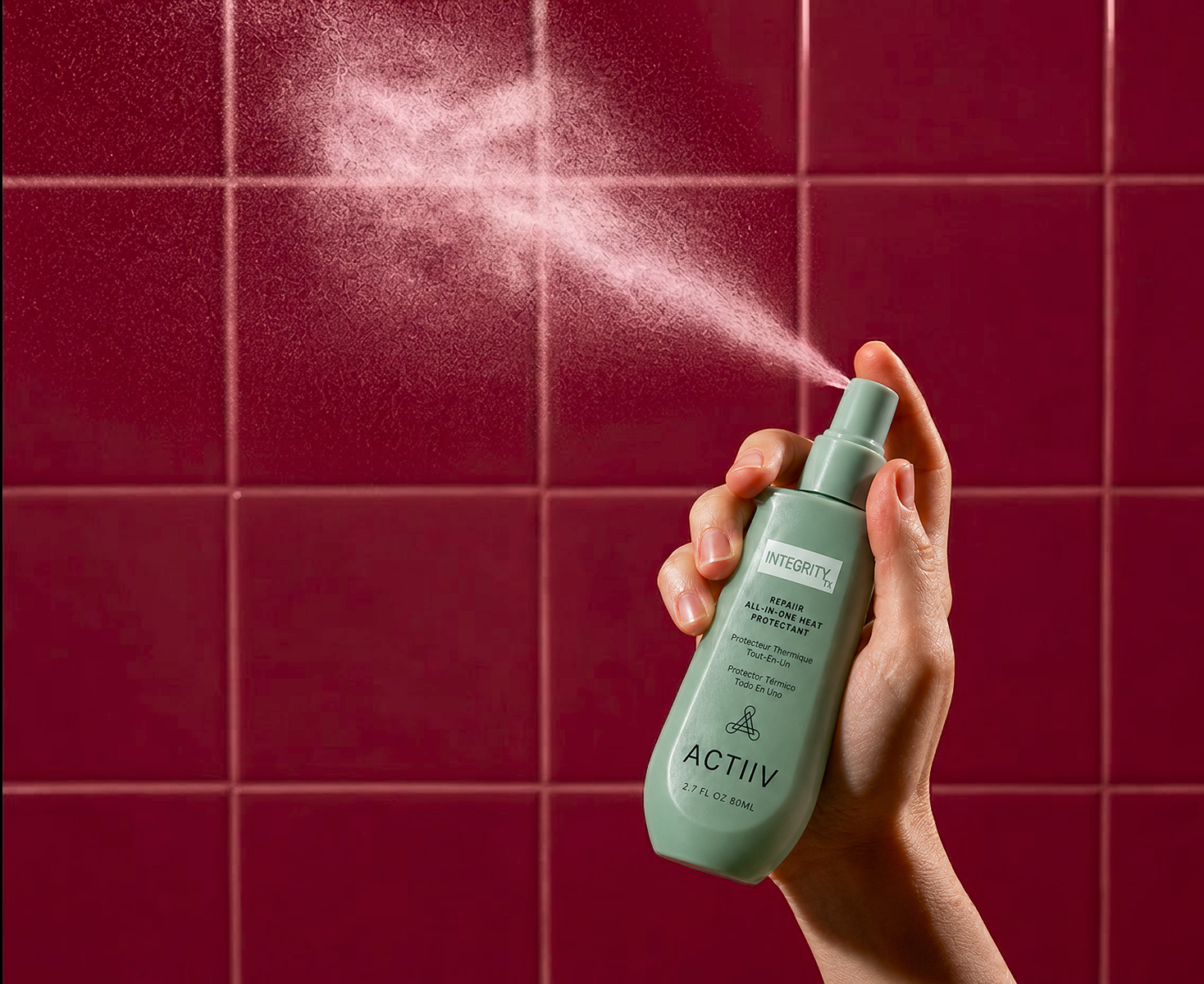 ACTIIV IntegrityRx Repair All-in-One Heat Protectant 2.7 oz for heat protection and hair repair